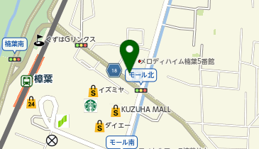 ヤマハ大忠楽器くずは店の地図画像