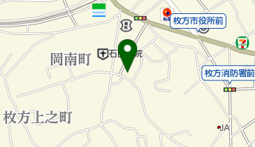 枚方小売酒販組合の地図画像