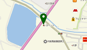トヨタカローラ大阪株式会社 枚方招提店の地図画像