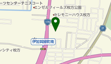 マツダオートザム枚方西の地図画像