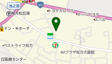 京都関西食品株式会社の地図画像