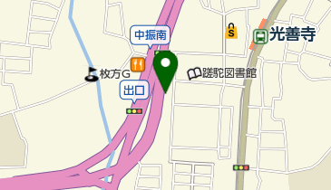 法泉寺枚方寺務所の地図画像