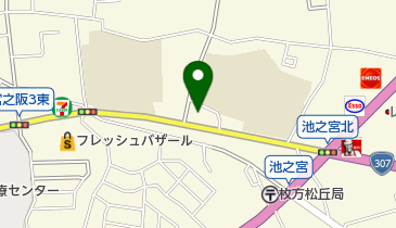 西川商店の地図画像