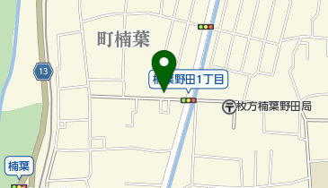 楠葉ふとん店の地図画像