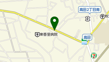 毎日新聞 東香里販売所の地図画像