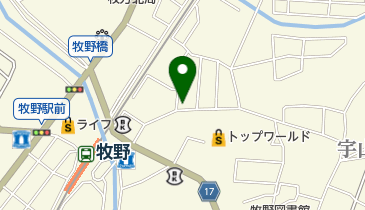 タケヤスポーツの地図画像