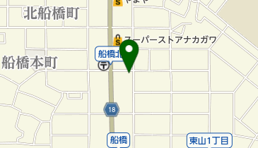 渦潮ベーカリー船橋店の地図画像