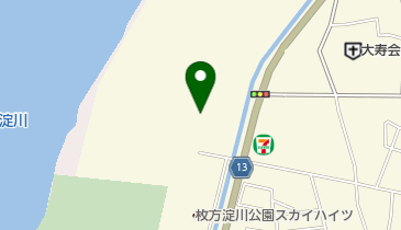 枚方家庭犬警察犬訓練所の地図画像