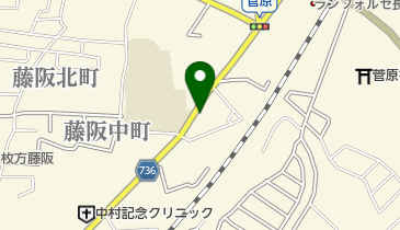 ドリーム長尾店の地図画像