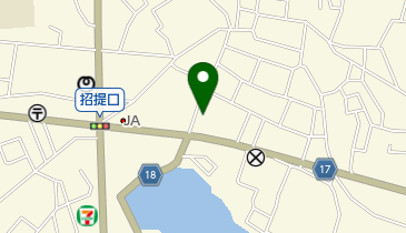 丸天米穀肥料の地図画像