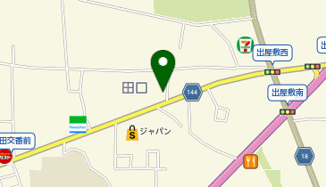 ヘアーサロンアートの地図画像