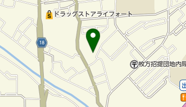 かいヘアーサロンの地図画像