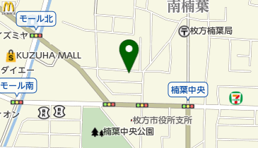 ピザハットくずは店の地図画像