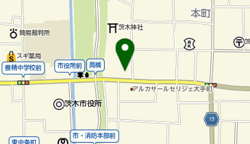 茨木市立 男女共生センターローズWAMの地図画像