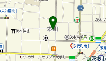 山崎屋の地図画像