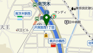 株式会社白洋舎 南茨木サービス店の地図画像