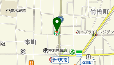 ボニータ茨木の地図画像