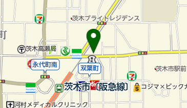 おじゃま館茨木店の地図画像