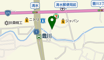 吉仲自動車の地図画像