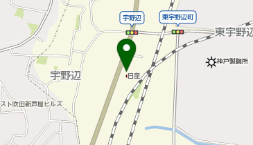 日産大阪販売株式会社茨木店の地図画像