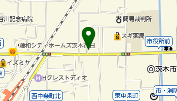 西川青果店の地図画像