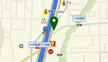 美沢タイヤ株式会社の地図画像