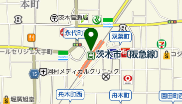 チボリーの地図画像