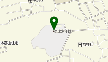 浪速少年院の地図画像