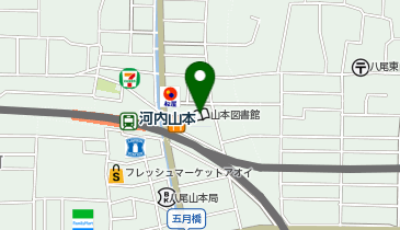 八尾市立 山本コミュニティセンターの地図画像