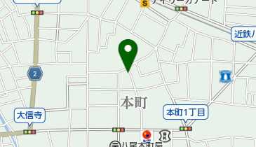 貸衣裳かまだの地図画像