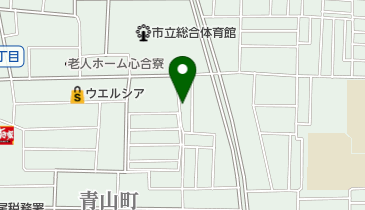 そがべクリーニング店の地図画像