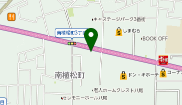 日産大阪販売株式会社 八尾店の地図画像