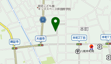 八尾別院大信寺の地図画像