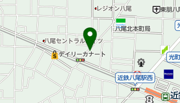 いちよし証券株式会社八尾支店の地図画像