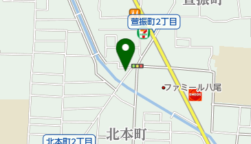 ひょうたん揚物店の地図画像