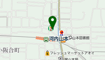 山本八幡宮の地図画像