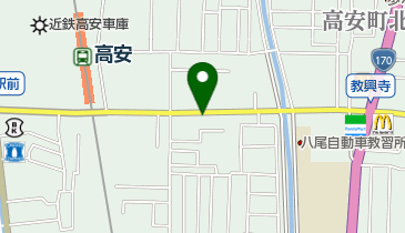 かない整骨院の地図画像