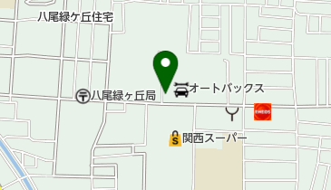 詩情八尾店の地図画像