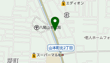 男爵近鉄山本店の地図画像