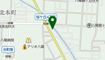 ピザーラ八尾店の地図画像