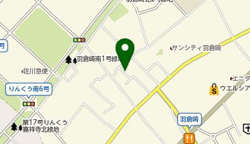 泉佐野市羽倉崎町町会館 憩いの家の地図画像