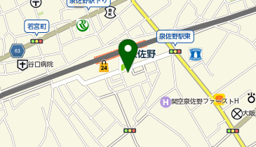 イーオン泉佐野校の地図画像