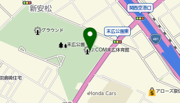 泉佐野市立 市民総合体育館の地図画像