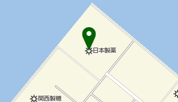 日本製薬株式会社の地図画像