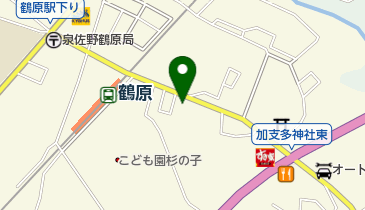 森浦時計店の地図画像