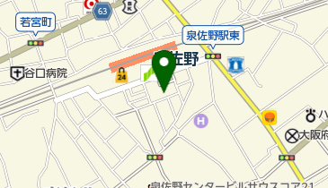 シャーレー美容院の地図画像