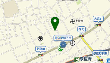 いづみや楽器店の地図画像