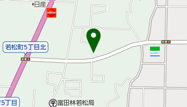金剛カラテ川地道場の地図画像