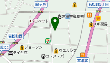 富田林イトマンスイミングスクールの地図画像