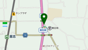 シャディサラダ館喜志店の地図画像